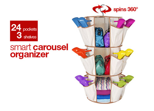 خرید پستی  جا کیف کفش smart carousel