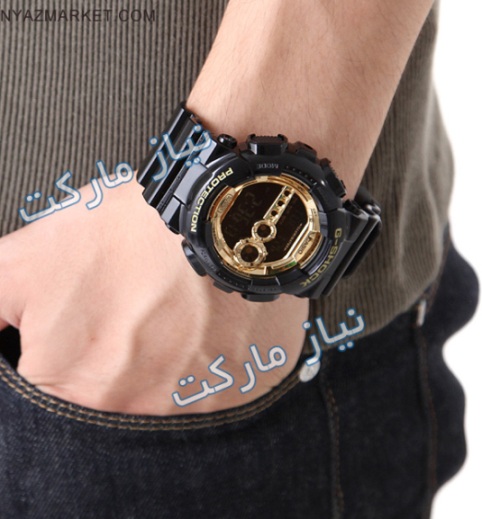 ساعت جي شاك كاسيو casio g-shock GD-100GB تك زمانه اصل