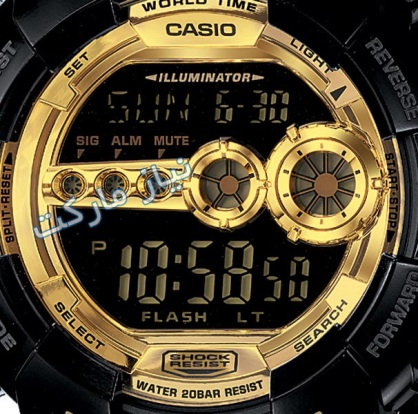 ساعت جي شاك كاسيو casio g-shock GD-100GB تك زمانه اصل