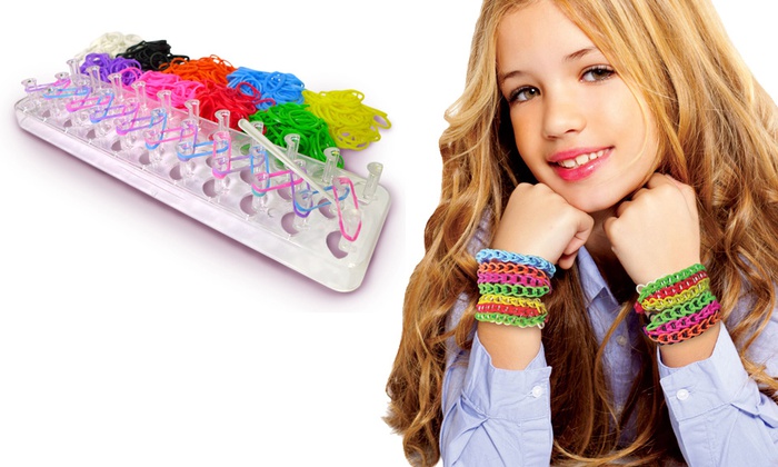 دستبند فانی بافت Loom Bands