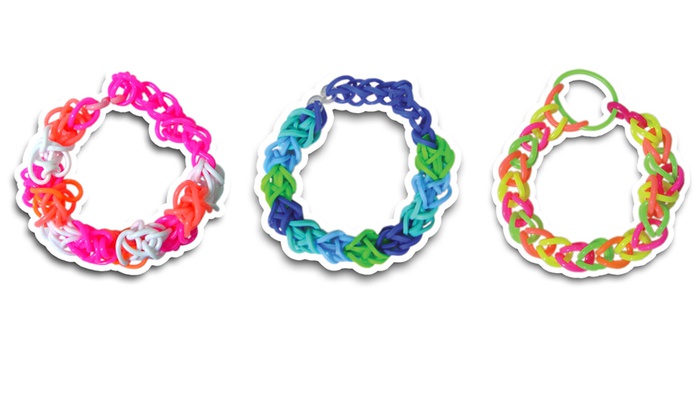 دستبند فانی بافت Loom Bands