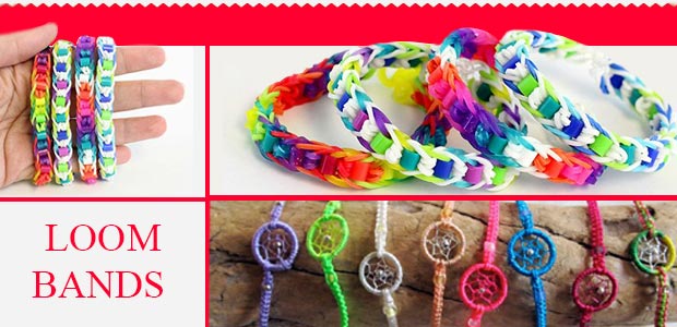 دستبند فانی بافت Loom Bands