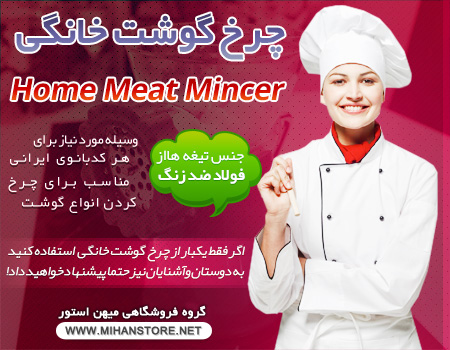 چرخ گوشت دستی خانگی