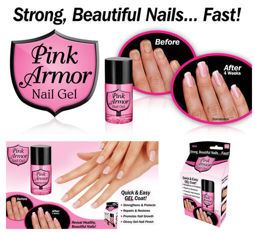 ژل محافظ لاک ناخن Pink Armor