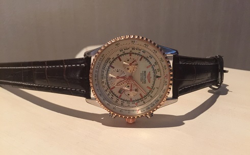 ساعت طرح بند چرمی BREITLING