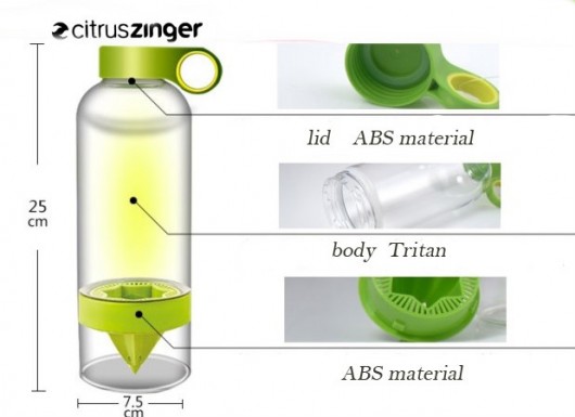 بطری آبمیوه‌گیر CitrusZinger