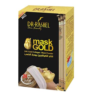 خرید ماسک طلا کلاژن دکتر راشل + صابون | گلد ماسک
