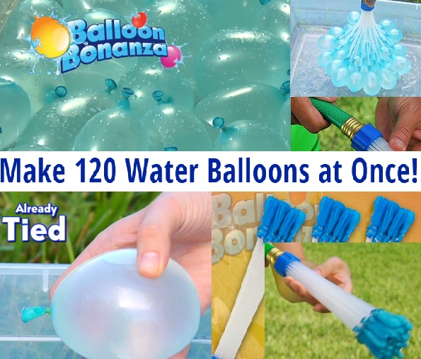 ست 120تایی بالون آب بازی کودک بالن بونانزا Balloon Bonanza