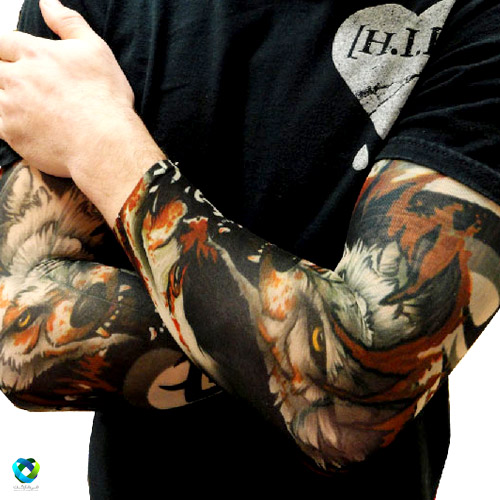 ساق دست با طرح تاتو Legs with tattoo design
