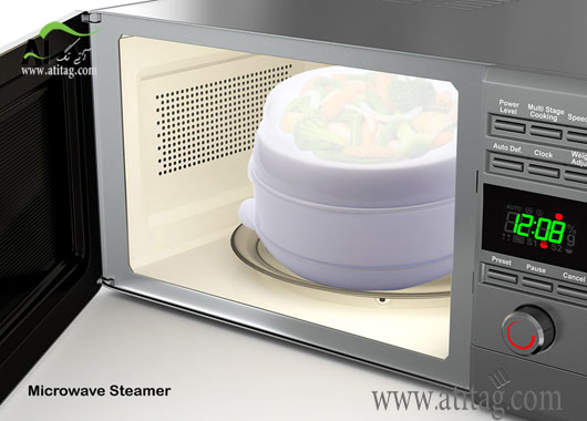 ظرف بخارپز ماکروویو Microwave steamer