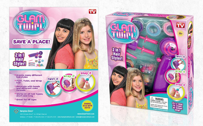 دستگاه بافت مو Glam twirl