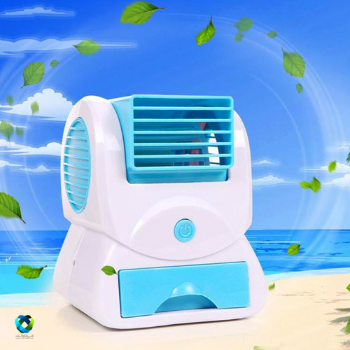 mini fan air conditioner 1 مینی کولر رومیزی USB