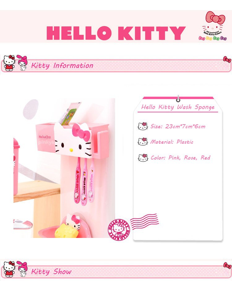 خرید پستی  جا مسواکی چند منظوره Hello Kitty
