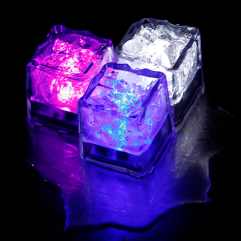 خرید پستی  یخ LED هفت رنگ 8 عددی