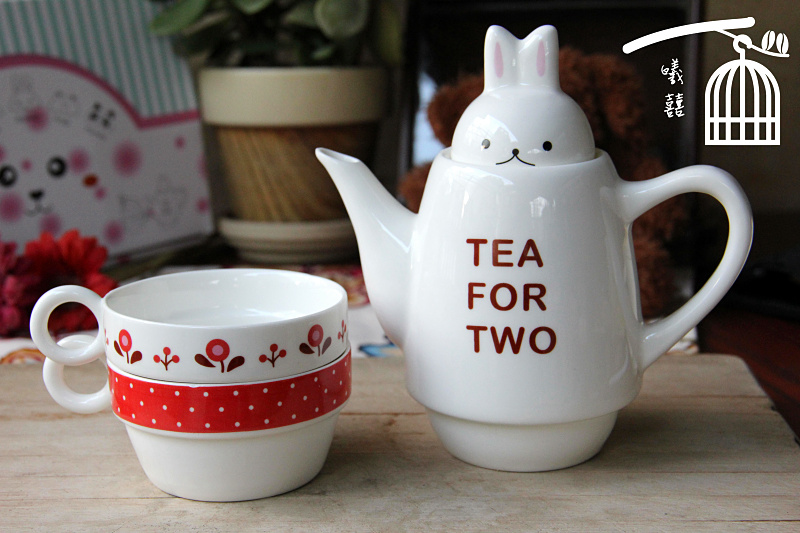 خرید پستی  ست چای خوری خرگوش دو نفره