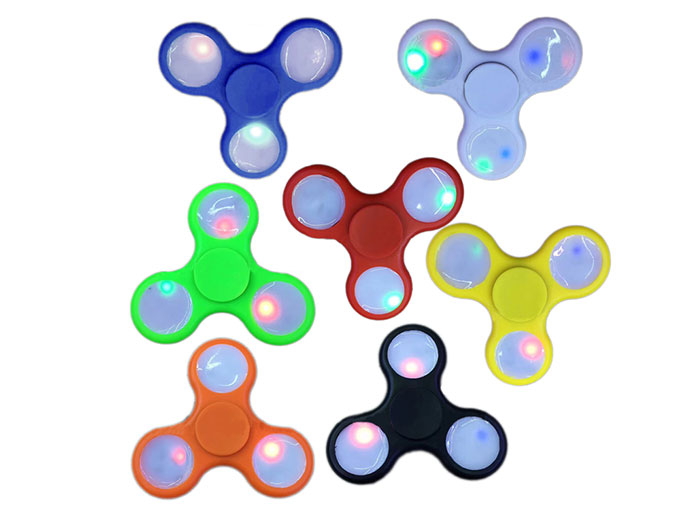 فیجت اسپینر ضد استرس اضطراب چراغ دار LED Light Fidget Spinner