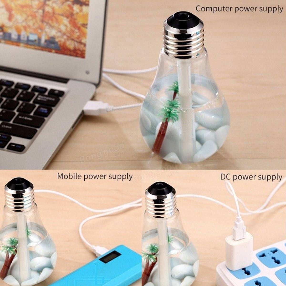 بخور سرد مدل لامپ BULB HUMIDIFIER