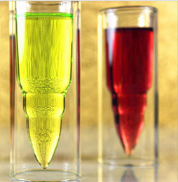 خرید پستی  شات شیشه ای طراحی گلوله 2عددی