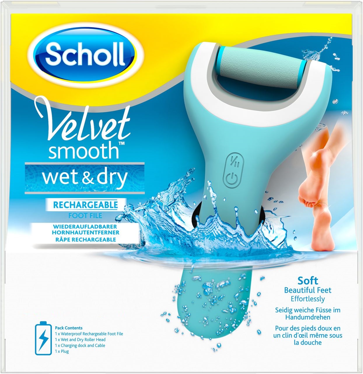 دستگاه پديكور حرفه اى شارژي دكتر شوول SCHOLL