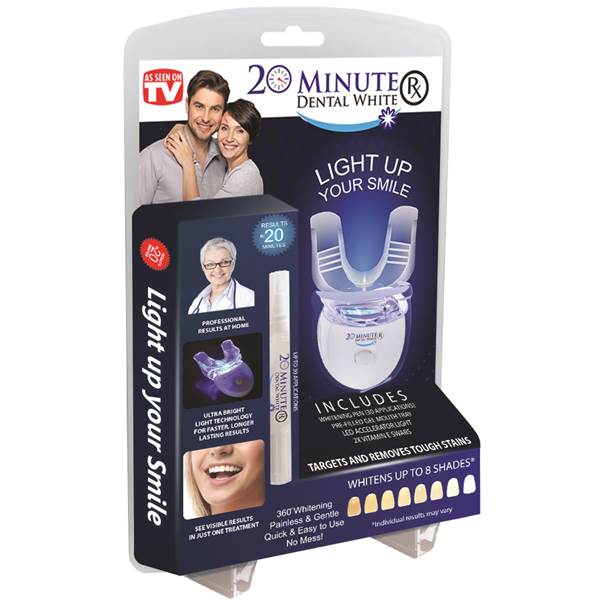 دستگاه سفید کننده و براق کننده دندان دنتال وایت 20minute dental white