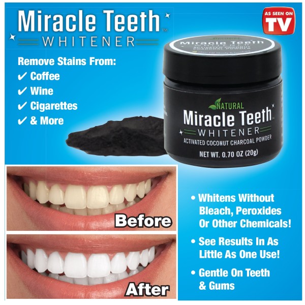 دستگاه سفید کننده و براق کننده دندان20minute dental white -به همراه پودر زغال