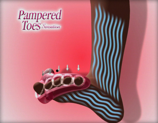 ماساژور انگشتان پا Pampered Toes