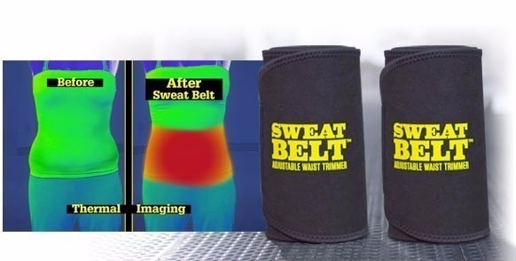 خرید پستی  کمربند لاغری sweat belt