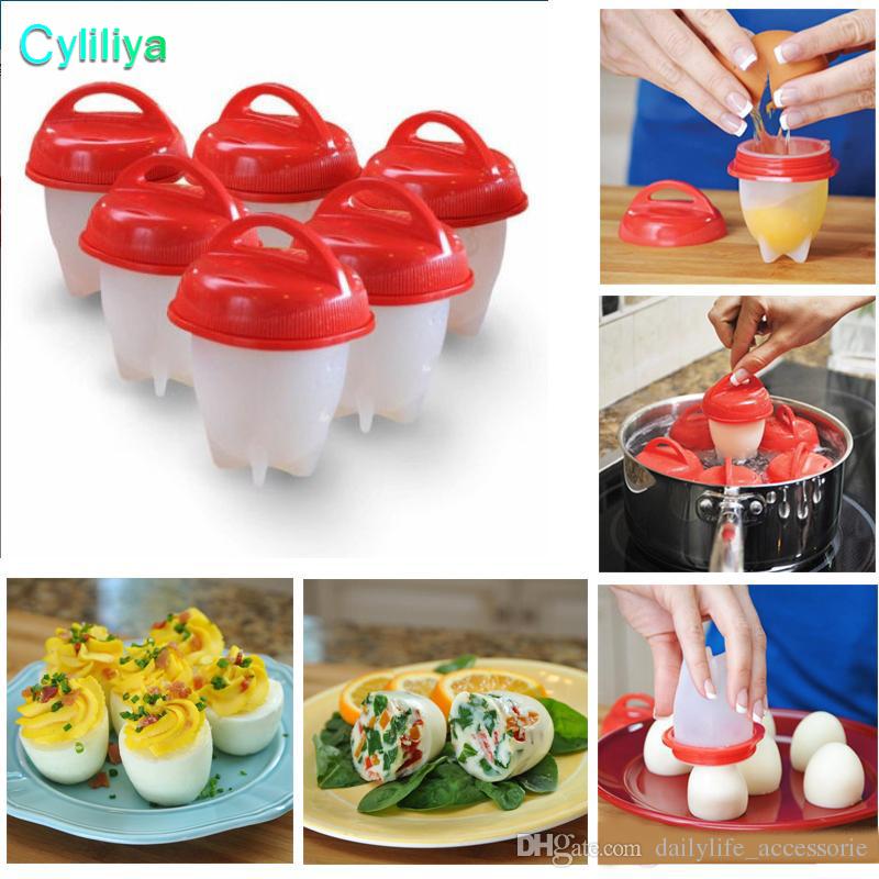 حراج قالب تخم مرغ پز سیلیکونی silicone egg boil شش عددی