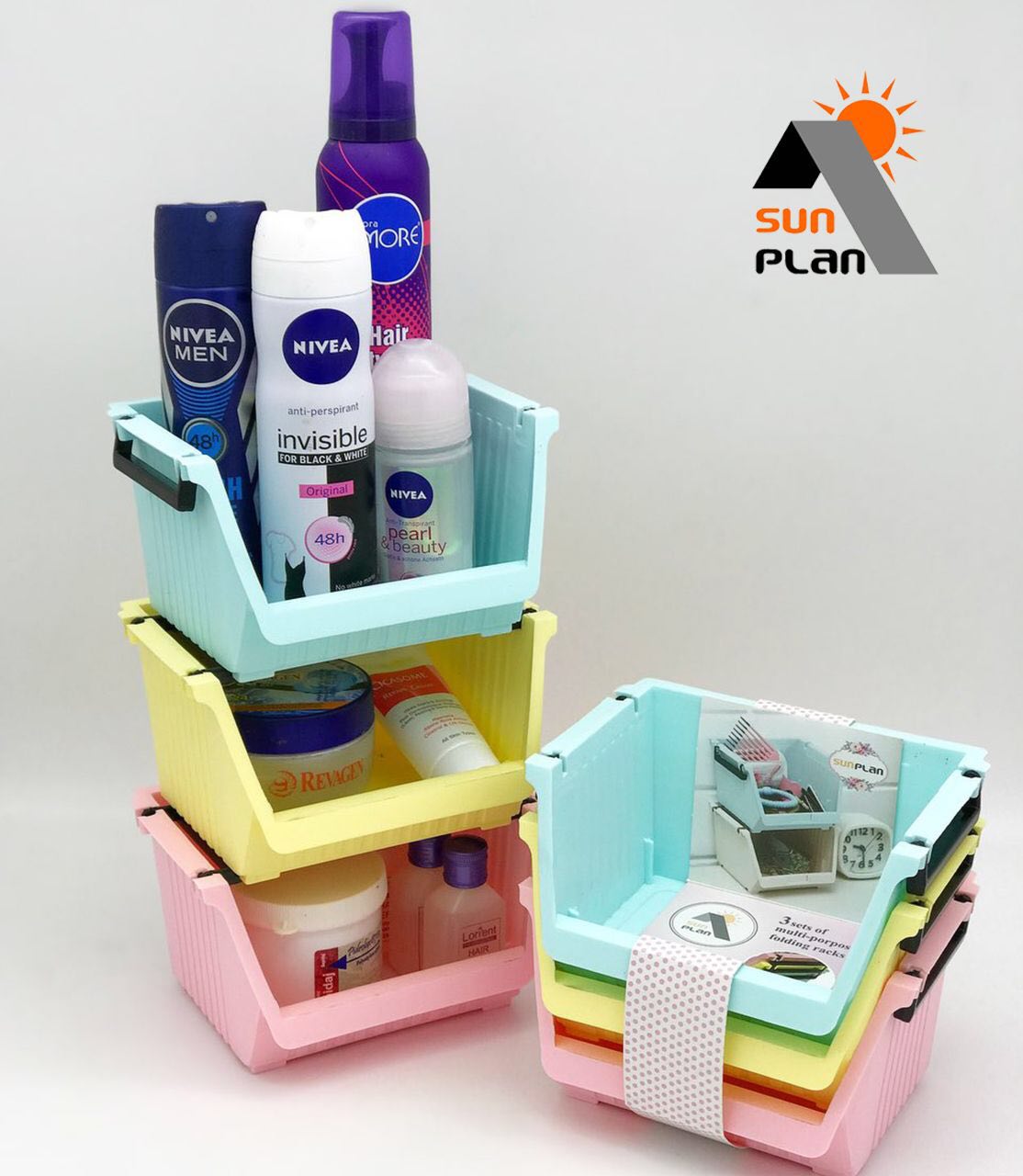 خرید پستی  فایل و باکس 3طبقه ی sun plan