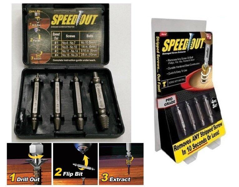 فروش ویژه مته اسپید اوت Speed out مخصوص باز کردن پیچ های آسیب دیده و هرز